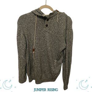 Ocean Current | Knit Hoodie | Size Small